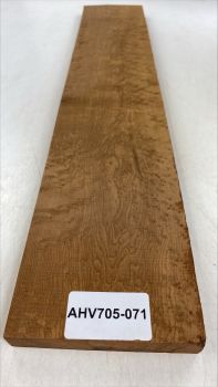 Neck Bird's Eye Maple, Choco, 729x136x22mm, Unique Piece #071